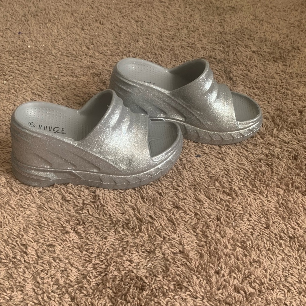 Sparkly Wedges / Platform Sandals
